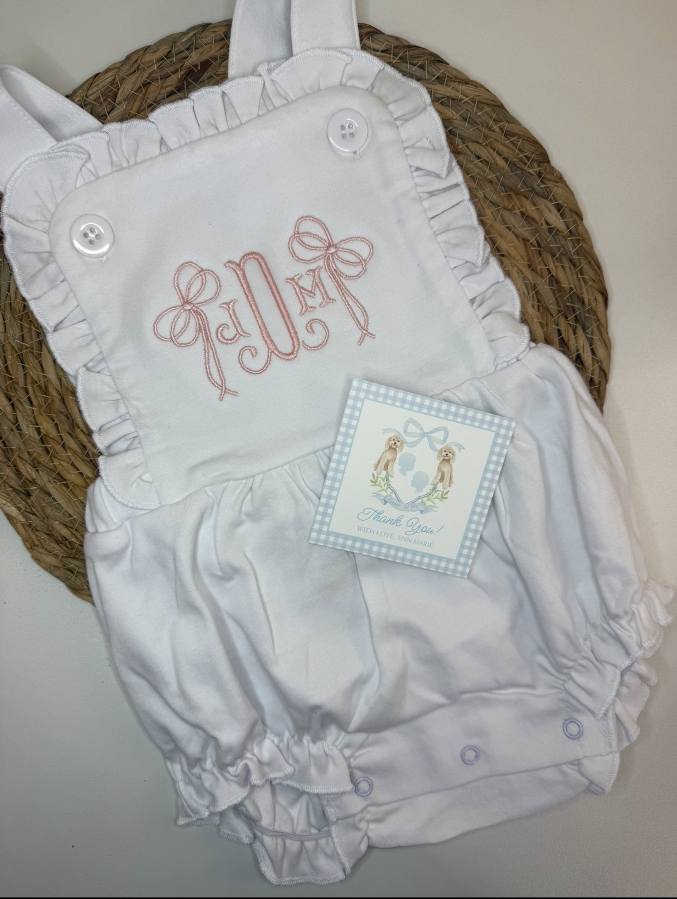 Girl's Ruffled Vintage Style Sunsuit