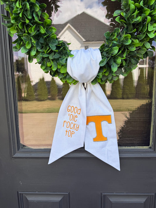 Cooper Lu's Custom Wreath Sash