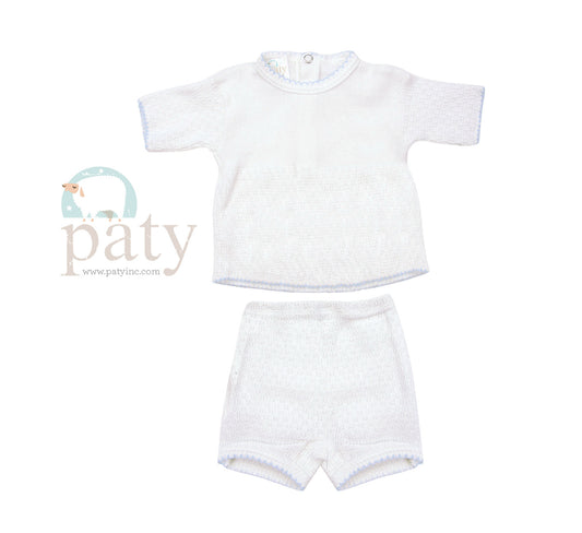 Paty Knit Shorts Set