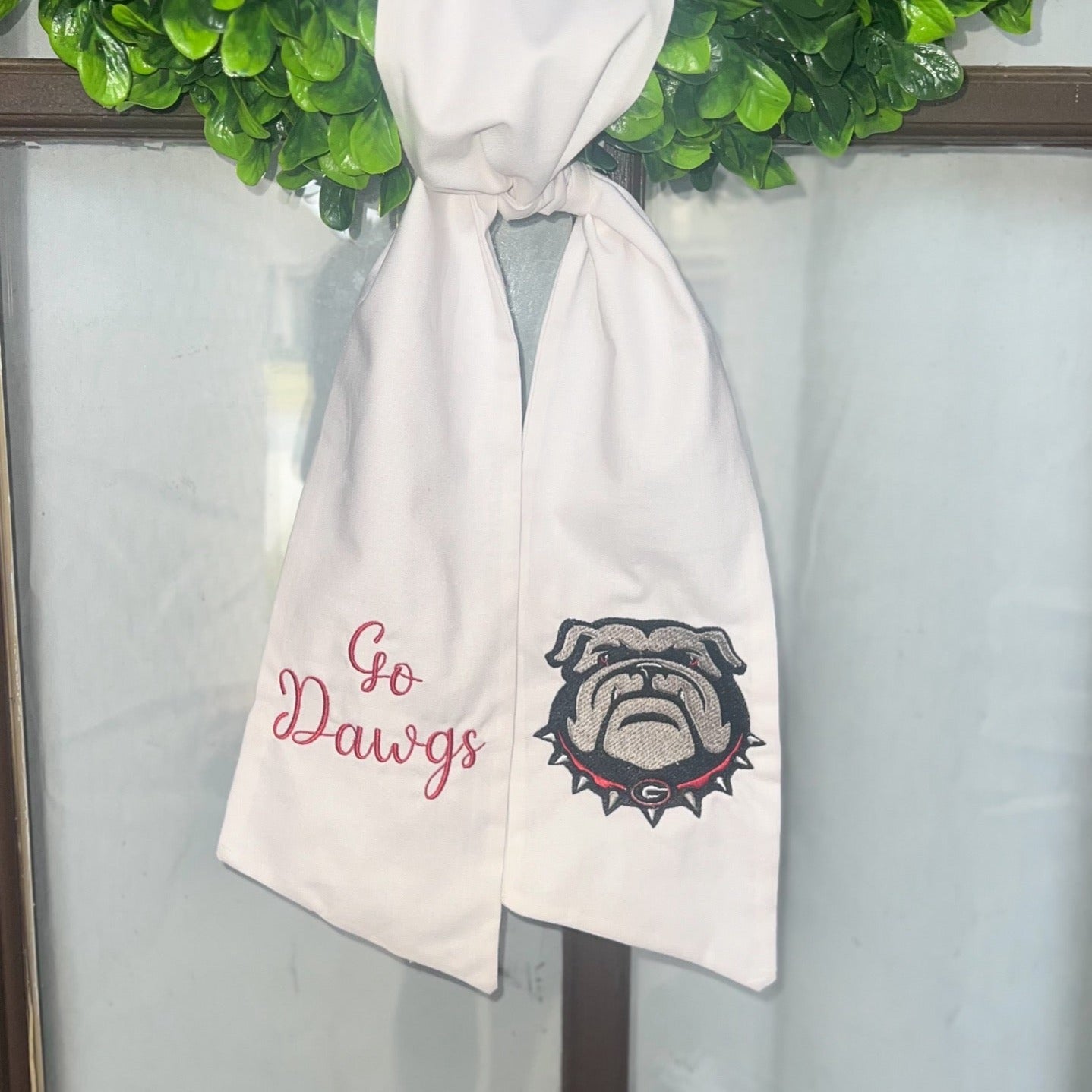 Cooper Lu's Gameday Wreath Sash