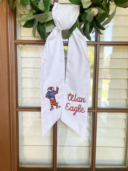 Cooper Lu's Gameday Wreath Sash