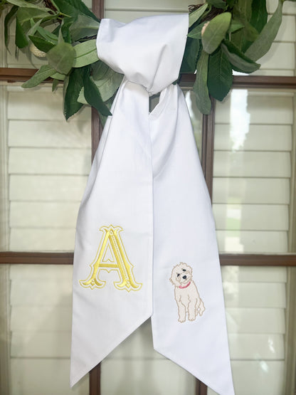 Cooper Lu's Custom Wreath Sash