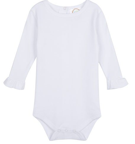 Long Sleeve Ruffle Onesie